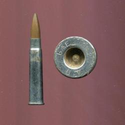 .303 British Inspector Dummy U Mk V - inerte d'inspection - RARE - marquage : BÎE 1942 U V