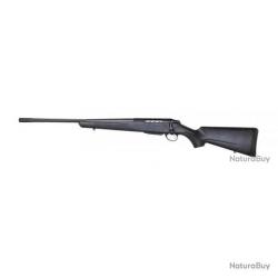 Carabine à verrou TIKKA T3X Roughtech Noire GAUCHER cal.7RM canon 62 cm flûté / fileté
