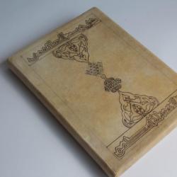 Livre choix de romances mauresques reliure parchemin peinte 1921