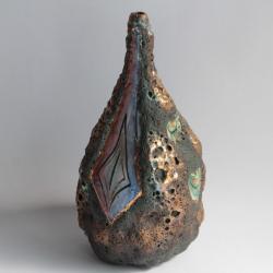 Vase céramique Italo Casini Italie Lava 1950