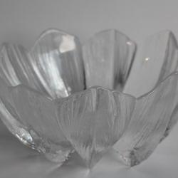 KOSTA BODA Bol cristal Nénuphar Mats Jonasson Suède