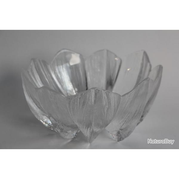 KOSTA BODA Bol cristal Nnuphar Mats Jonasson Sude