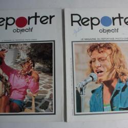 Revue Reporter objectif photo-cinéma 1971 n°1 et n°3