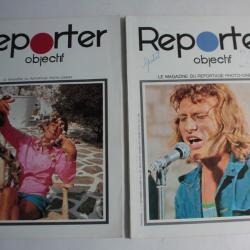 Revue Reporter objectif photo-cinéma 1971 n°1 et n°3
