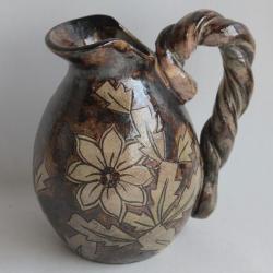 Pichet céramique Alexandre KOSTANDA Poterie Cluny