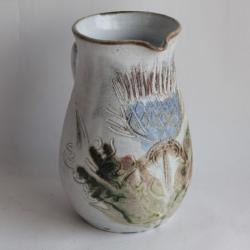 Pichet céramique Albert THIRY Vallauris Chardon