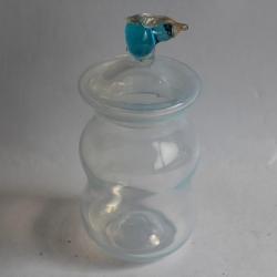 MURANO Bonbonnière verre opalescent Salviati