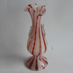 MURANO Vase verre Zanfirico