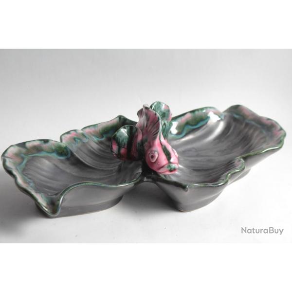 Plat cramique Poisson Hlne UGO Vallauris