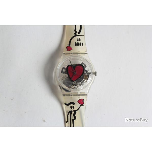SWATCH Montre Swatch Special 2002 GK371 Cupid's Bow Saint Valentin