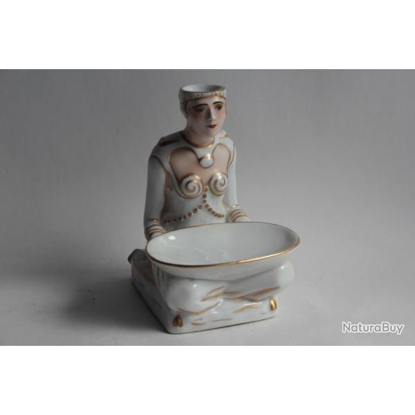 Veilleuse Brle parfum porcelaine Femme Art dco