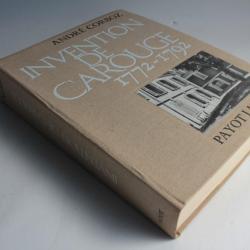 Livre Invention de carouge 1772-1792 André Corboz 1968