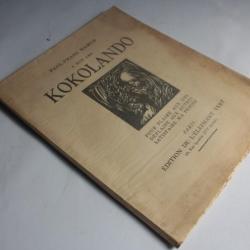 Livre A mon ami Kokolando Paul-Franz Namur 1929