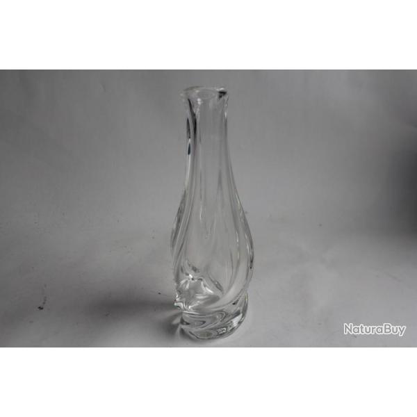SAINT LOUIS Vase soliflore cristal torsad