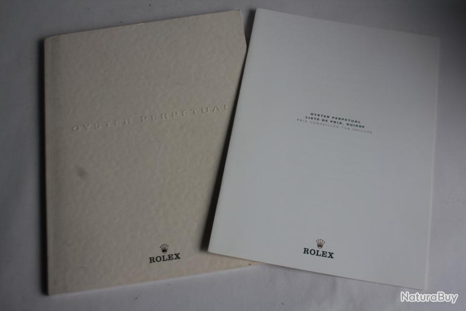 Catalogue best sale rolex prix