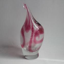 HARRACHOU Vase Harrtil verre Alois Metelak Tchécoslovaquie