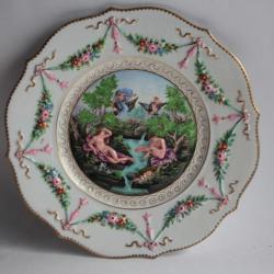 CAPODIMONTE Assiette porcelaine