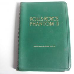 Handbook Part 1 40-50.H.P Rolls-Royce car Phantom II