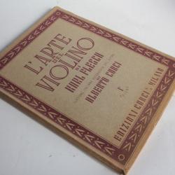 Livre L'arte del violino di Karl Flesh par Alberto Curci vol 1