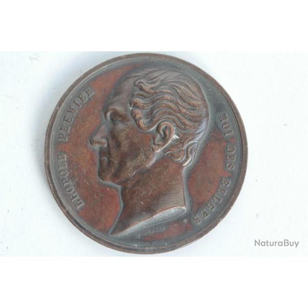 Mdaille Lopold I Belgique Exposition agriculture 1864