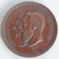 Médaille Léopold I et II Belgique Anniversaire de l'indépendance