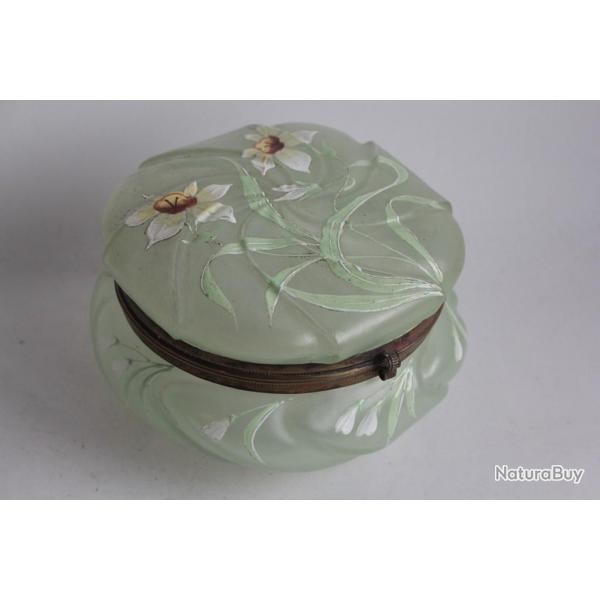 Bonbonnire verre maill Napolon III