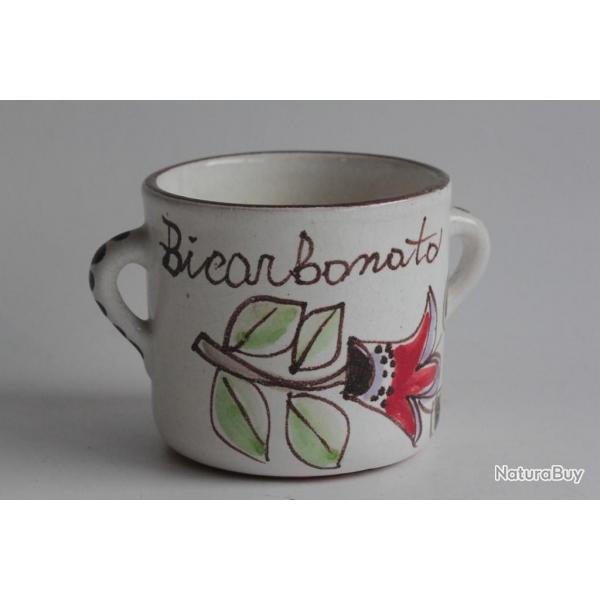 Giovanni DE SIMONE Pot cramique Bicarbonato Italie 1970