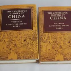 Livre The Cambridge history of China vol 10-11 1er édition 1978