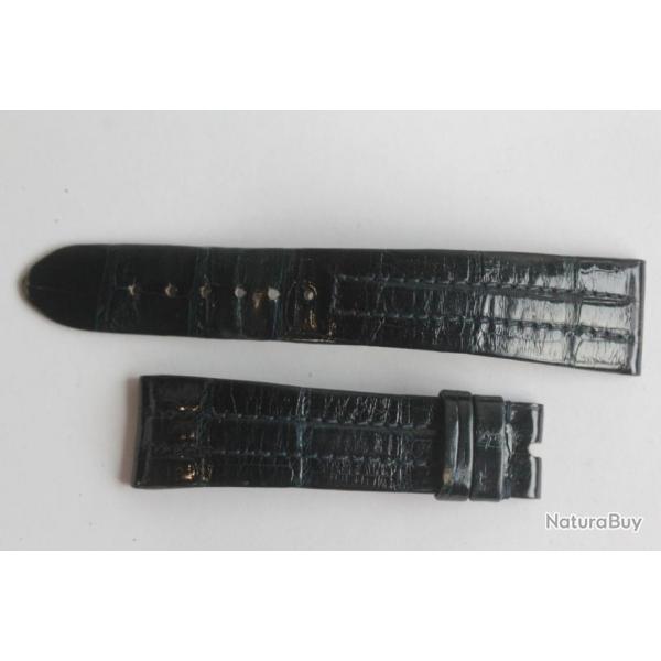 CORUM Bracelet pour montre croco bleu marine 20 mm