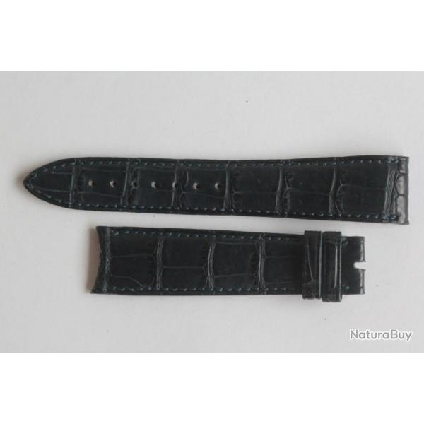 FRANCK MULLER Bracelet montre croco bleu marine 19 mm