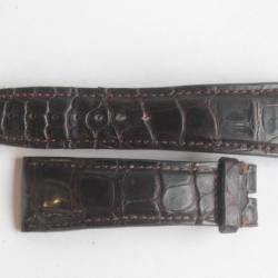 IWC Schaffhausen Bracelet montre croco marron 22 mm