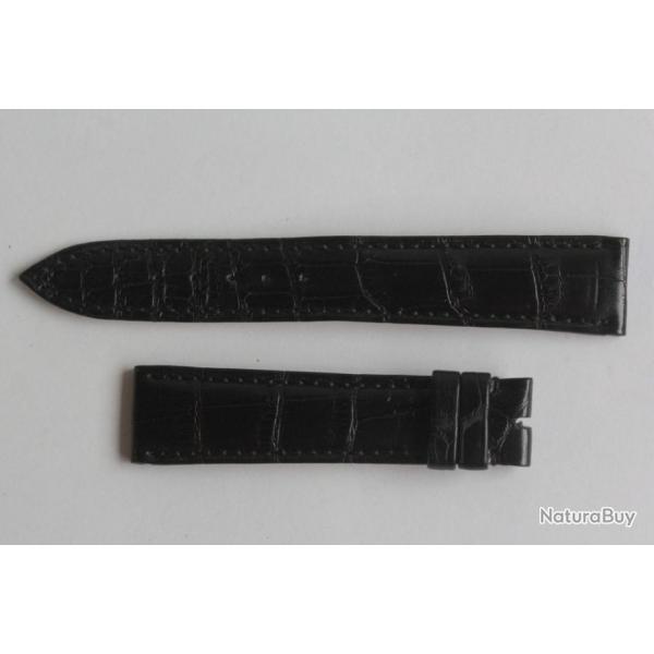 BREGUET Bracelet montre croco noir 18 mm