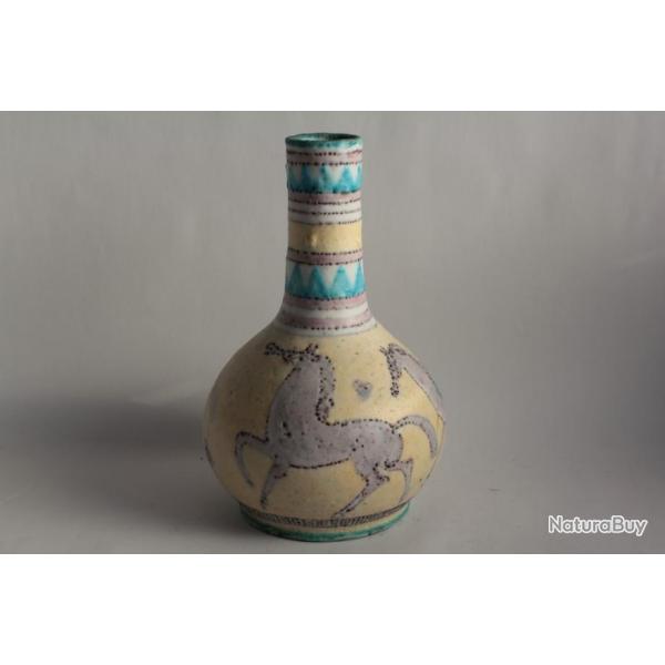 Vase cramique C.A.S. Vietri Italie Ceramica Artistica Solimene