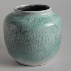 Vase céramique émaillée Franz Emilie Schleiss Gmunden Keramik Autriche