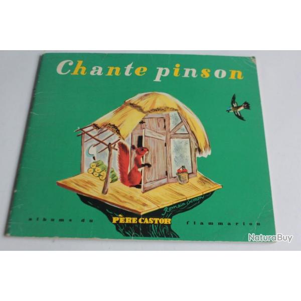 Livre illustr Chante pinson Romain Simon EO 1950