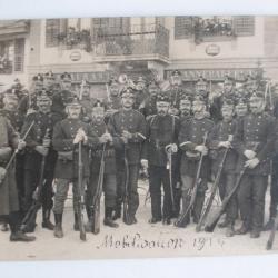 CPA Suisse Mobilisation régiment armée suisse 1914