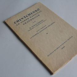 Livre Chevtchenko poète ukrainien D. Dorochenko 1931