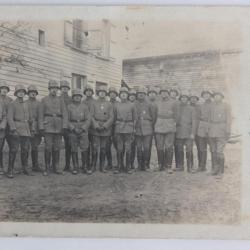 Carte Photo Corny la Ville 1918 Officiers Régiment d'infanterie 36