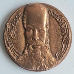 Médaille Écrivain russe Fedor Dostoïevski
