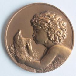 Médaille Faune et brebis François THENOT