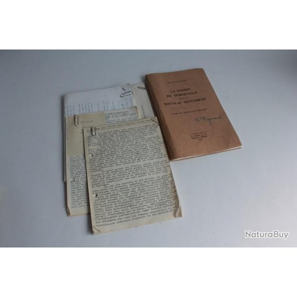 Livre La notion de tmoignage nouveau testament Edouard Burnier 1939