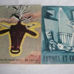 Revues Formes et couleurs La Suisse 1954 n°5/6 et La nuit