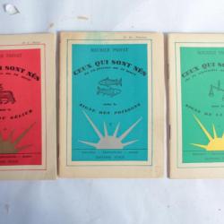 3 Livres Signe astrologique par Maurice Privat edition Stock 1937