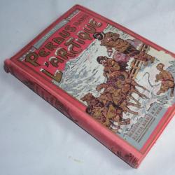 Livre avec Illustration Perdus dans l'Arctique Ejnar Mikkelsen 1913