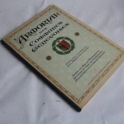 Livre Armorial des Communes Genevoises 1925 exemplaire numéroté