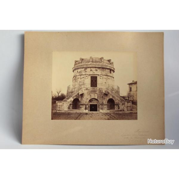 Photographie Ravenna Mausole de Thodoric Italie Tirage albumin