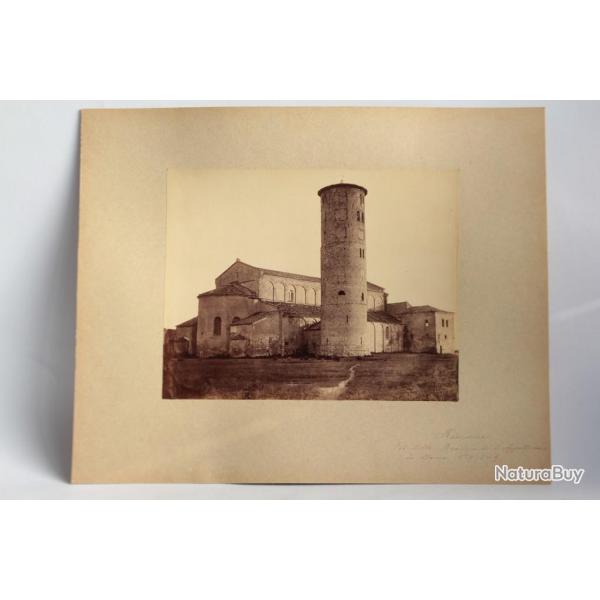 Photographie Ravenna Basilique Saint Apollinaire Italie Tirage albumin