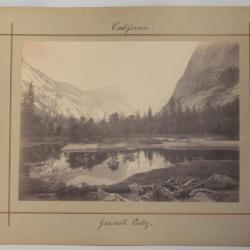 Photographie California Yosemite Valley Mirror Lake papier salé