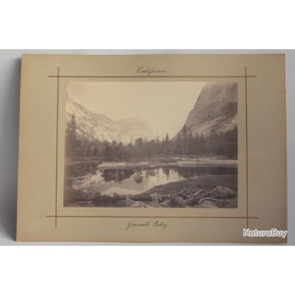 Photographie California Yosemite Valley Mirror Lake papier sal