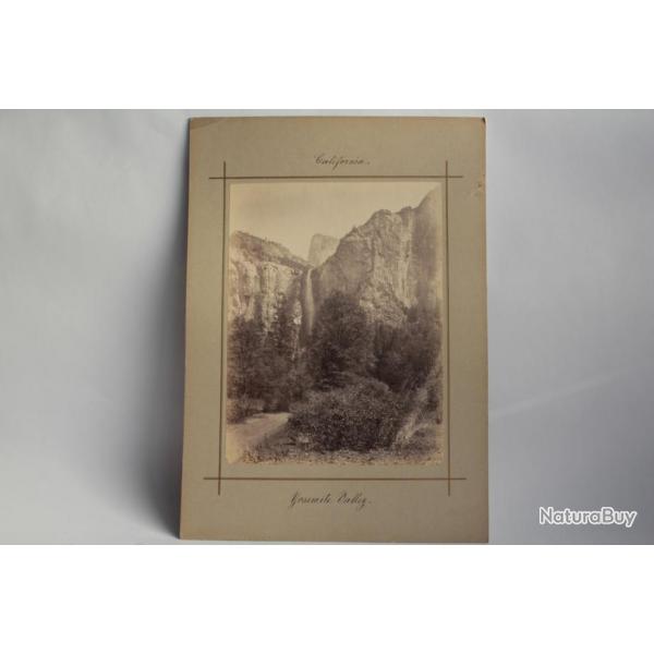Photographie California Yosemite Valley Bridal Veil Fall papier sal